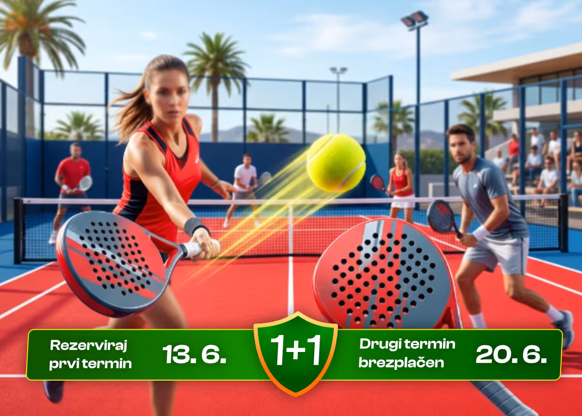 Akcija 1+1: rezerviraj prvi termin 13. 6., drugi termin 20. 6. brezplačen
