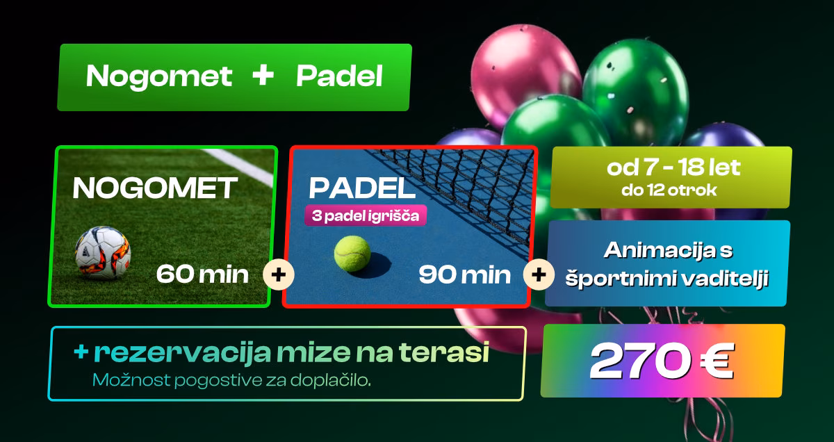 Otroški rojstni dan v Multisport Areni